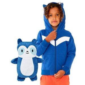 New! Cubcoats kids Rekka Raccoon Zip Up Jacket in blue size 3